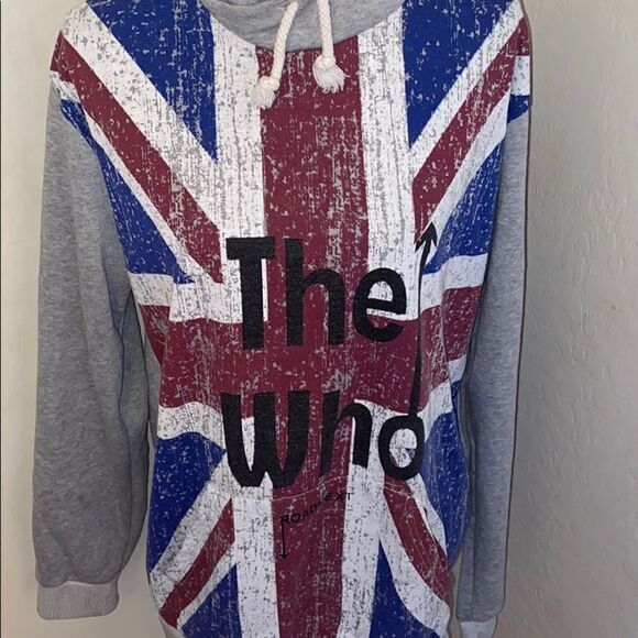 The Who Distressed Graphic Hoodie Sweatshirt Music Band Concert - Picture 4 of 7